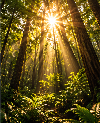 Forest nature moment